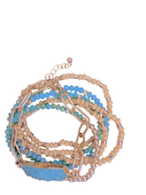 Load image into Gallery viewer, Turquoise Beaded Bracelet
