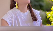 Load image into Gallery viewer, yellow earrings
