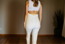 Load image into Gallery viewer, High waisted white pant
