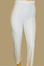 Load image into Gallery viewer, High waisted white pant
