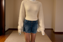 Load image into Gallery viewer, Balloon Sleeve Knitted Sweater
