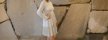 Load image into Gallery viewer, Grey solid ribbed knit mini dress
