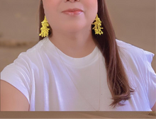 Load image into Gallery viewer, yellow earrings
