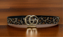 Load image into Gallery viewer, Leopard/gold belt
