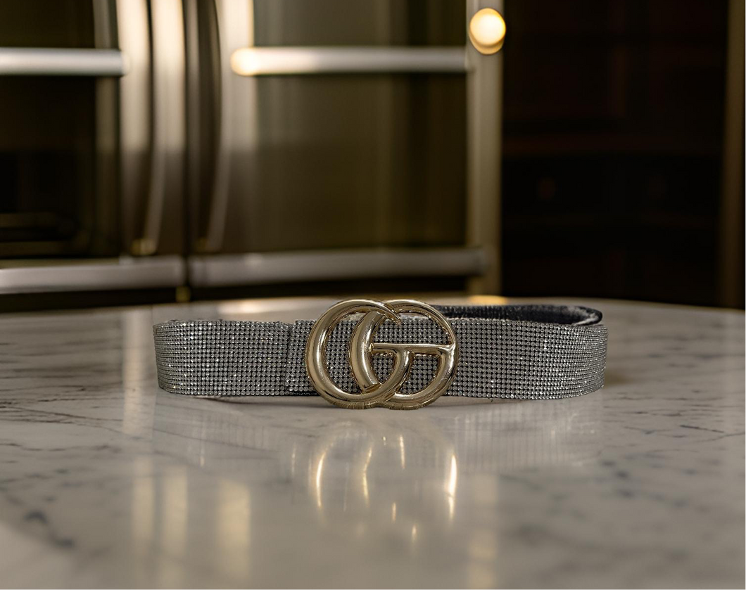 Silver double ring GC belt