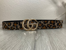 Load image into Gallery viewer, Leopard/gold belt
