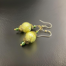 Load image into Gallery viewer, Green earrings
