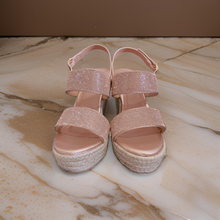 Load image into Gallery viewer, Rose gold platform shoes
