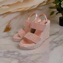 Load image into Gallery viewer, Rose gold platform shoes
