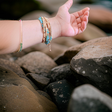 Load image into Gallery viewer, Turquoise Beaded Bracelet
