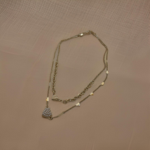 Load image into Gallery viewer, Double layer heart necklace
